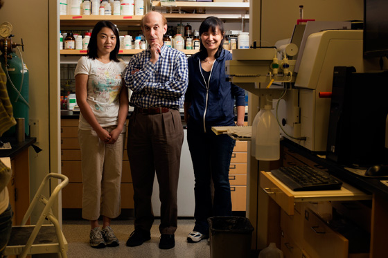 Mildred Dresselhaus, Ann Graybiel and Jane Luu