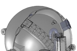 A spherical robot equipped with a camera may navigate underground pipes of a nuclear reactor by propelling itself with an internal network of valves and pumps.