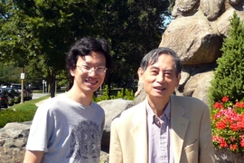 Researchers Yang Zhang and Sow-Hsin Chen.