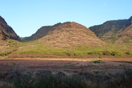 This photograph was shot near Polihale, on the west side of the island.