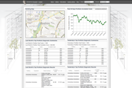 A demo of the Clockworks software shows various leaks, breaks, and general inefficiencies in a building and their monetary costs. 