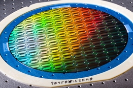 A photonics wafer.