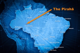 The Pirahã reside along the Maici River, which branches off the Amazon in Brazil. MIT researchers are now making public the most extensive data set yet accumulated on the Pirahã language.
