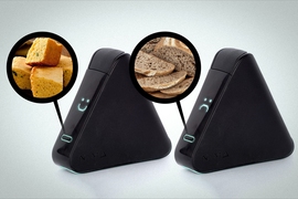 To use the Nima sensor, a new device that can detect gluten, diners put a pea-sized sample of food or liquid into a disposable capsule, and insert the capsule into the device, which mixes the food into a solution that detects gluten. In two to three minutes, a digital display appears on the sensor, indicating if the food sample does or doesn’t contain gluten. 
