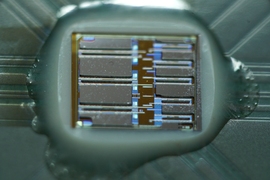 Ayar Labs' optoelectronic chips move data around with light but compute electronically. 