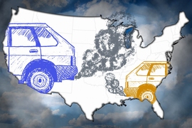 New MIT study finds more than half of all air-quality-related early deaths in the United States are a result of cross-state pollution, or emissions originating outside of the state in which those deaths occur.